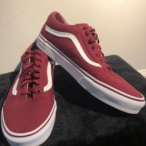 Burgundy vans